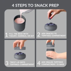 Bentgo Snack Cup -Bentgo Kitchen Sales Store BGSNKCP DG 4 d4b69d4e 9966 412e 9a80 c59105cb2dd4