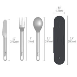 Bentgo Stainless Steel Travel Utensil Set -Bentgo Kitchen Sales Store BGSSUT CB 6