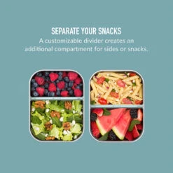 Bentgo MicroSteel Lunch Box 24 Bentgo MicroSteel Lunch Box -Bentgo Kitchen Sales Store BGSTLCH AQ 5