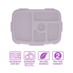 Bentgo Kids Tray With Transparent Cover -Bentgo Kitchen Sales Store BKTRAY P 2