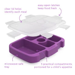 Bentgo Kids Tray With Transparent Cover -Bentgo Kitchen Sales Store BKTRAY P 4