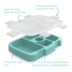 Bentgo Kids Tray With Transparent Cover -Bentgo Kitchen Sales Store BKTRAY SF 4
