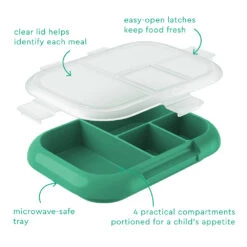 Bentgo Kids Chill Tray With Transparent Cover -Bentgo Kitchen Sales Store Bentgo chill replacement green 3