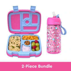 Bentgo Kids Prints Lunch Box & Water Bottle -Bentgo Kitchen Sales Store bentgo lunch box bottle bundle rainbow 1