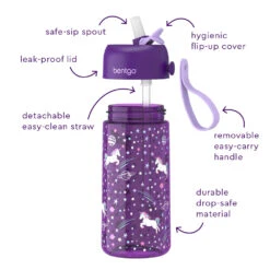 Bentgo Kids Prints Lunch Box & Water Bottle -Bentgo Kitchen Sales Store bentgo lunch box bottle bundle unicorn 6