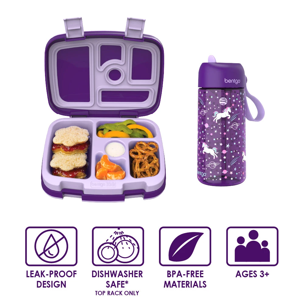 Bentgo Kids Prints Lunch Boxes & Water Bottles 3 Bentgo Kids Prints Lunch Boxes & Water Bottles - Image 3