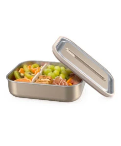 Gold Stainless Steel Leak-Proof Lunch Box