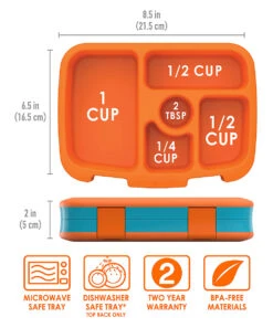 Orange & Blue Planes Five-Compartment Lunch Box -Bentgo Kitchen Sales Store zu105942216 alt 3 tm1662049663