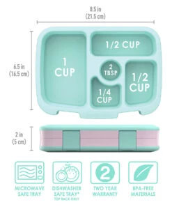 Pink & Green Leopard Five-Compartment Lunch Box -Bentgo Kitchen Sales Store zu105946977 alt 3 tm1662049663