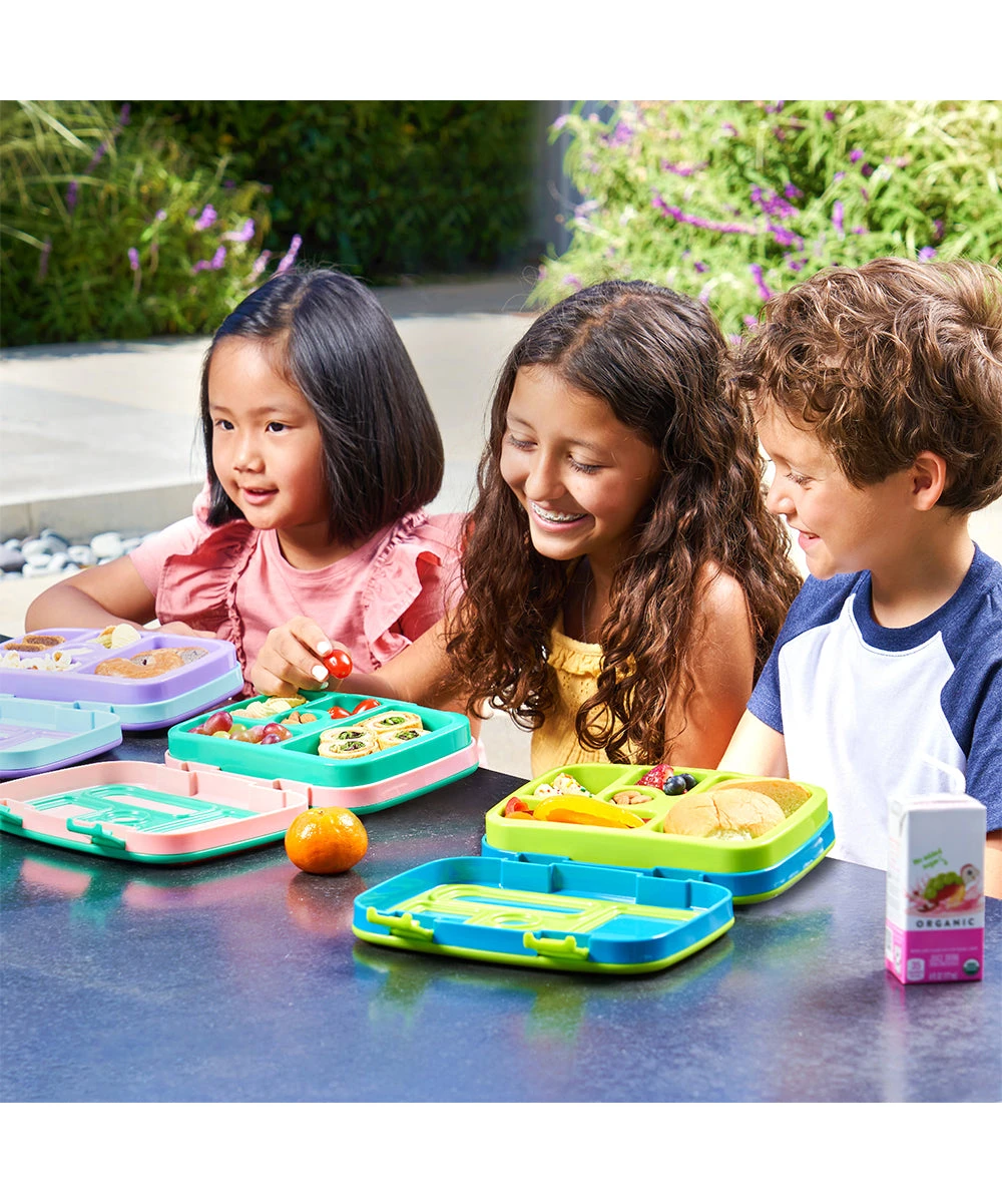 Red & Gray Trucks Five-Compartment Bento Lunch Box 5 Red & Gray Trucks Five-Compartment Bento Lunch Box - Image 5