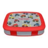 Red & Gray Trucks Five-Compartment Bento Lunch Box