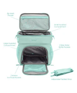 Coastal Aqua Prep Deluxe Multi-Meal Bag -Bentgo Kitchen Sales Store zu105953850 alt 2 tm1653657405