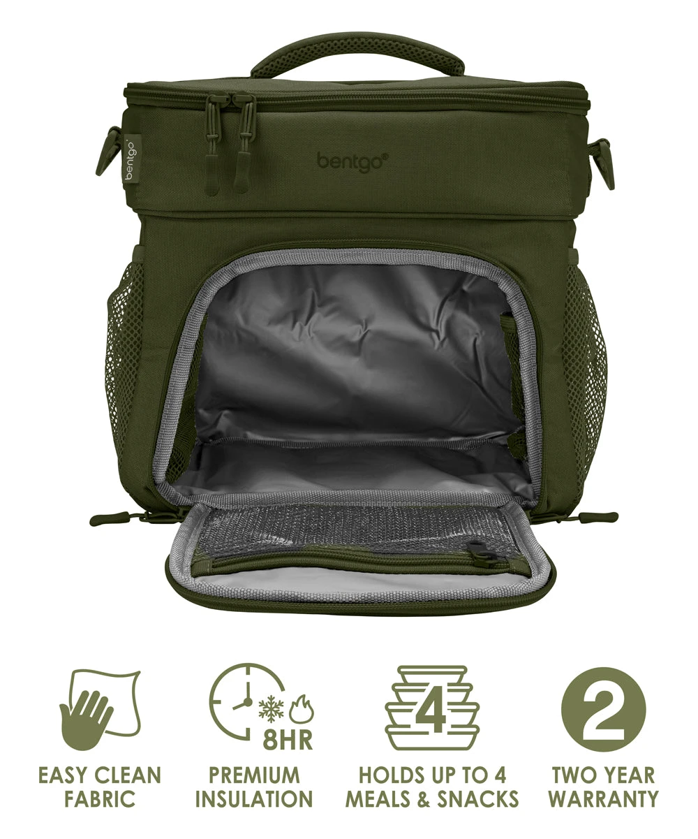 Olive Green Prep Deluxe Multi-Meal Bag 2 Olive Green Prep Deluxe Multi-Meal Bag - Image 2