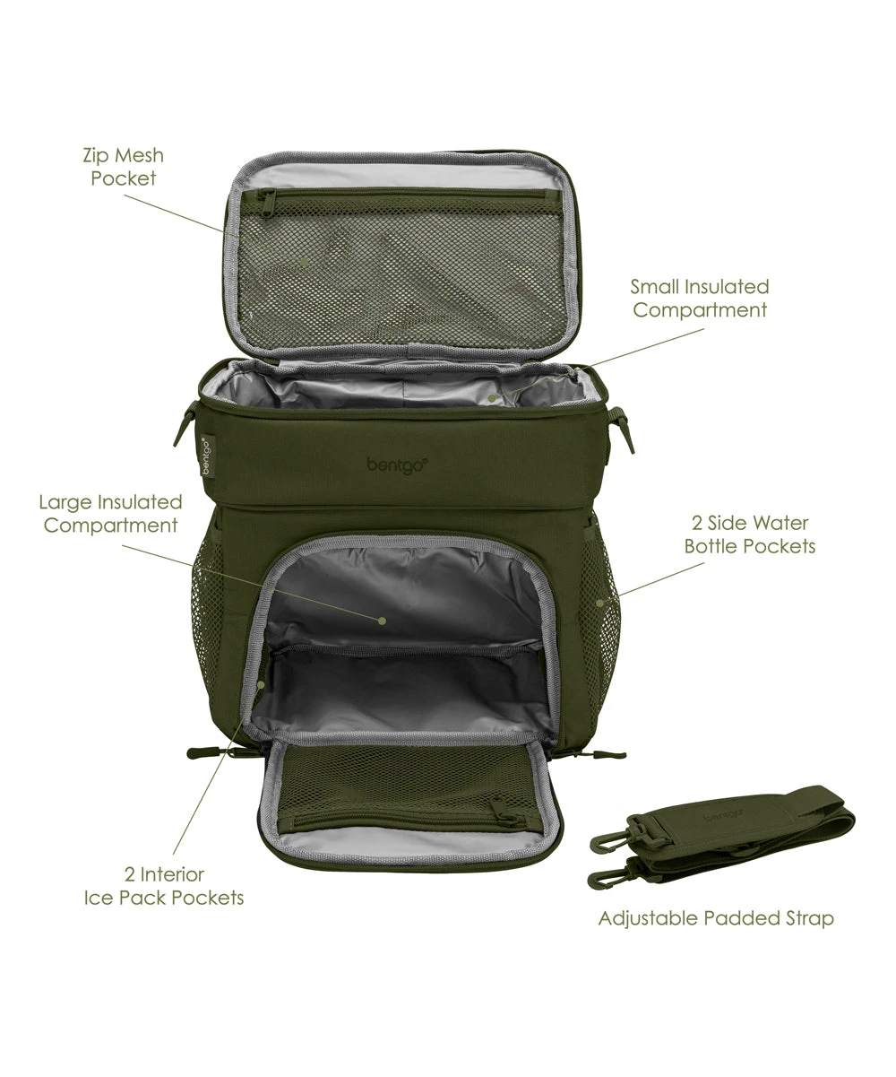 Olive Green Prep Deluxe Multi-Meal Bag 3 Olive Green Prep Deluxe Multi-Meal Bag - Image 3