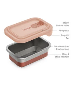 Rose Heat & Eat Snack-Size Container -Bentgo Kitchen Sales Store zu109247380 alt 2 tm1664825487
