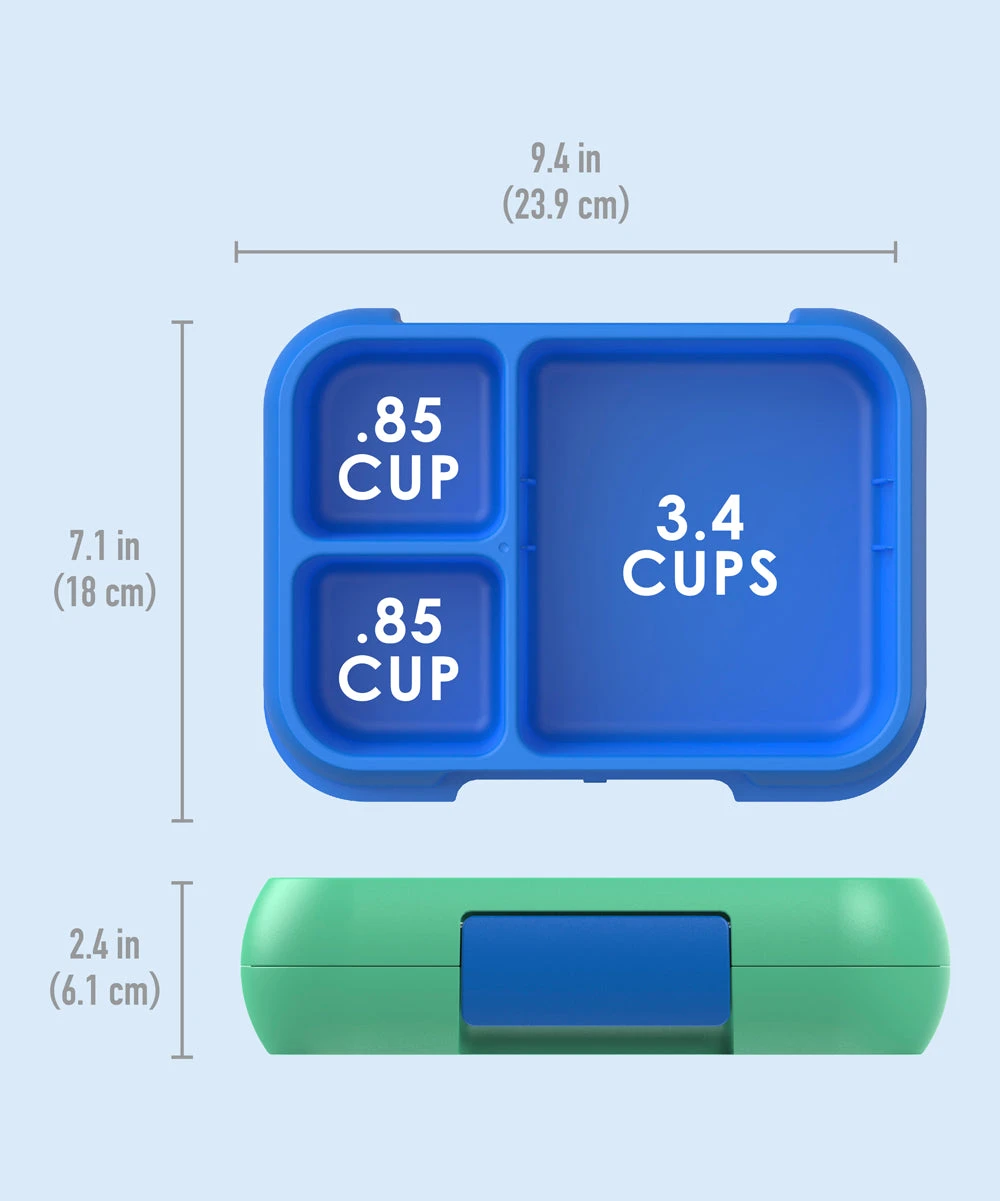 Spring Green & Blue Pop Leak-Proof Lunch Box 4 Spring Green & Blue Pop Leak-Proof Lunch Box - Image 4