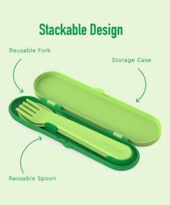 Green Safari Utensil Set -Bentgo Kitchen Sales Store zu112746949 alt 2 tm1677943768