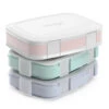 Pastel Green Three-Meal Fresh Prep Pack Bento Box Set