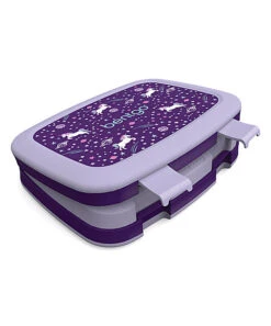Purple & Lilac Kids Prints Unicorn Bento Box