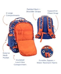Blue & Orange Sports Ball Insulated Backpack -Bentgo Kitchen Sales Store zu95758370 alt 3 tm1623779515