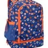Blue & Orange Sports Ball Insulated Backpack