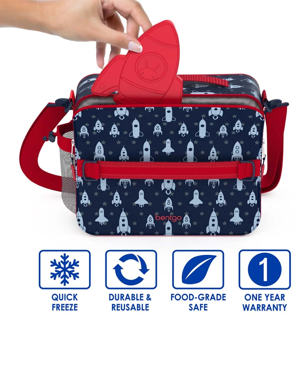 Rocket Ship Reusable Ice Pack Set 3 Rocket Ship Reusable Ice Pack Set - Image 3