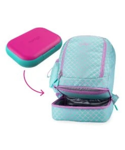 Aqua & Pink Mermaid Scale Insulated Backpack Set -Bentgo Kitchen Sales Store zu96860312 alt 2 tm1623779515